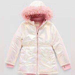 Girls Iridescent Heavyweight Parka